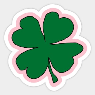 St Patricks Day Shamrock Sticker